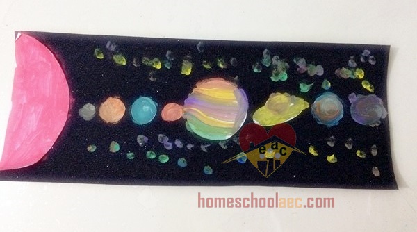 solar system painting