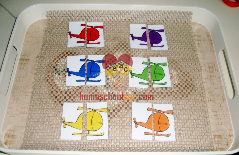 helicopter puzzle activity