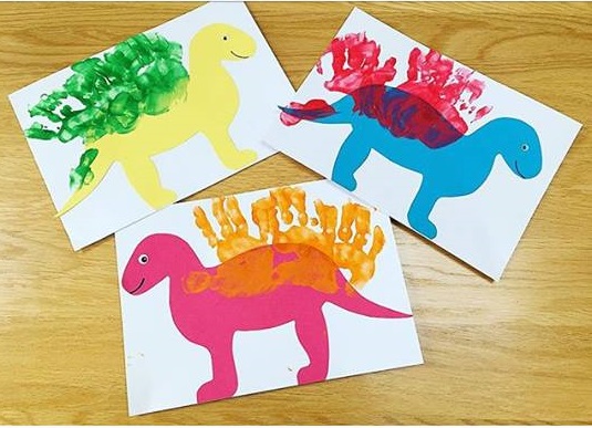 handprint cards for kids