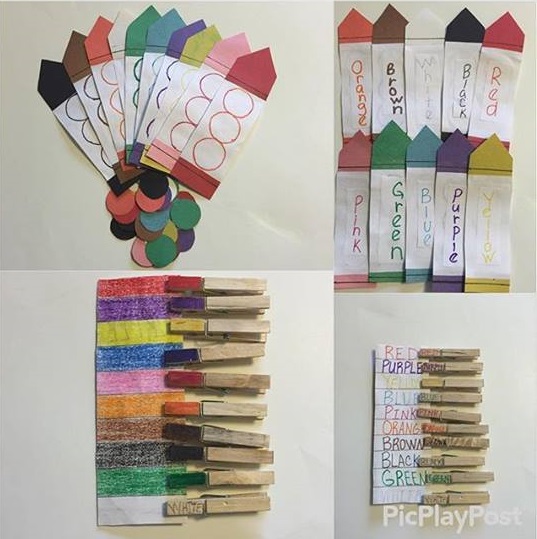 clothespin color activity