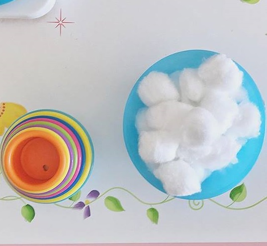 cotton ball transfer activity