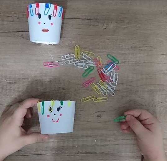 paper clip fine motor skills