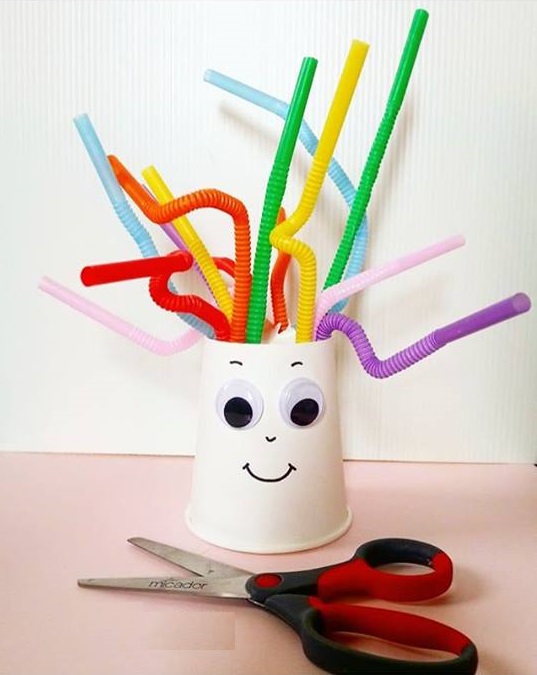 Preschool haircut craft