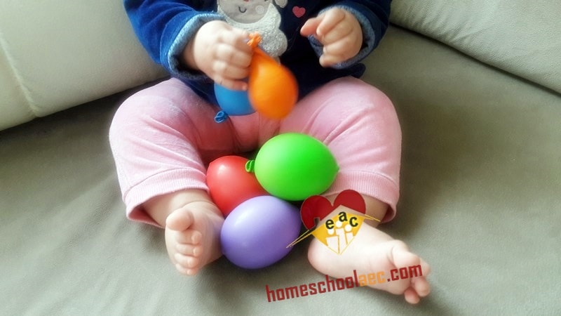 montessori sensory balloons for kids