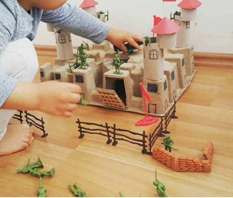 preschool castle craft for kids