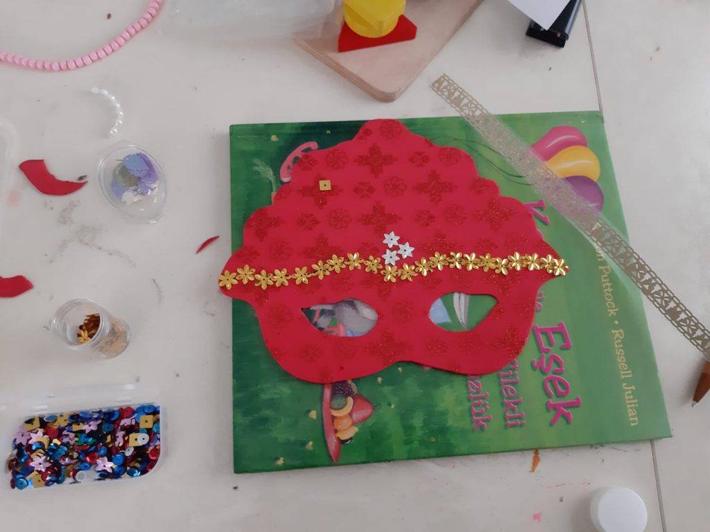 princess face mask activity craft