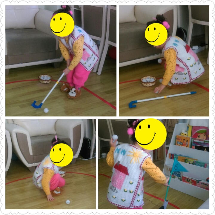playing golf activity for kids